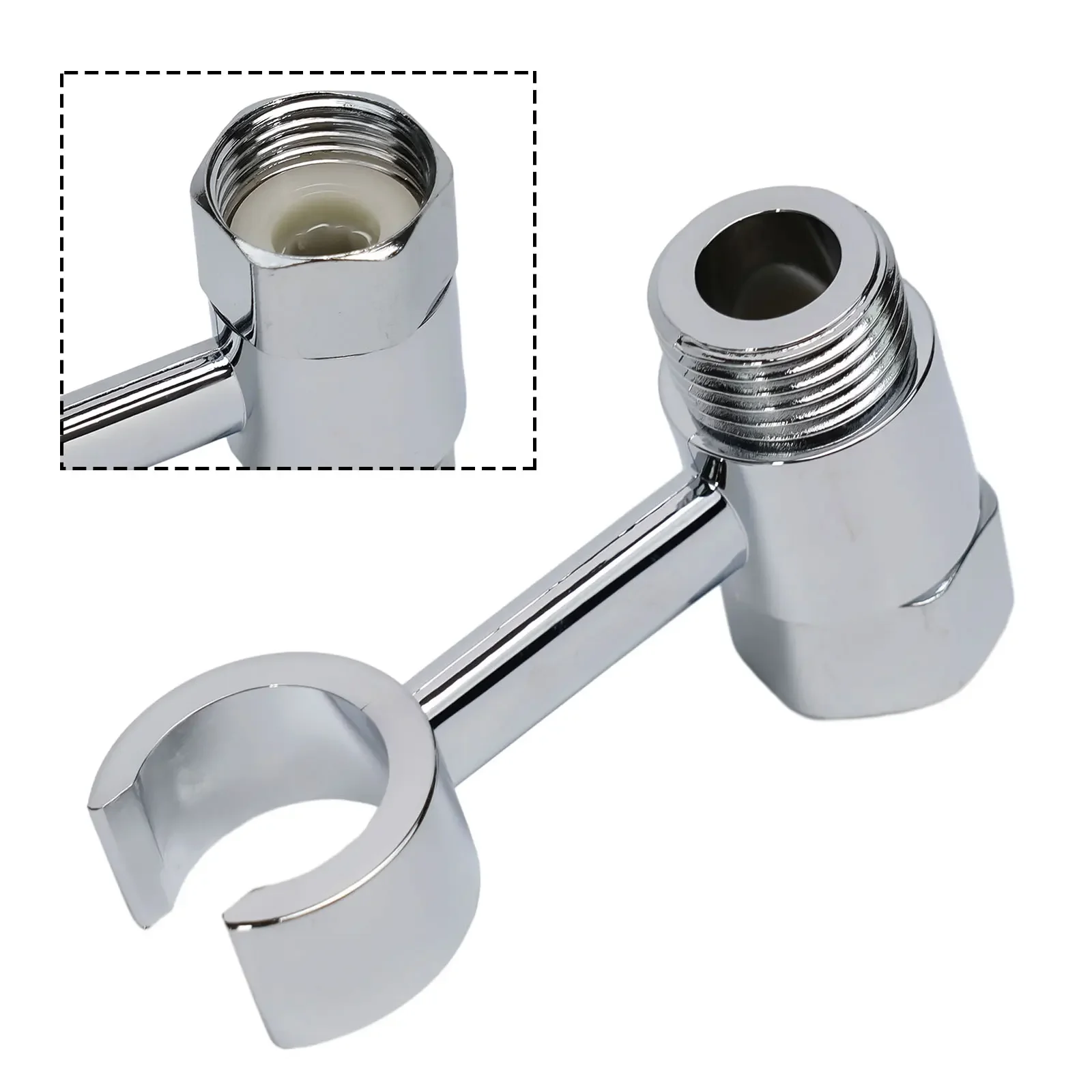 

Brand New None Shower Holder Shower Heads 1/2 Inch(DN15) 1pcs 360° Rotateable Brass Chrome For Shower Head None