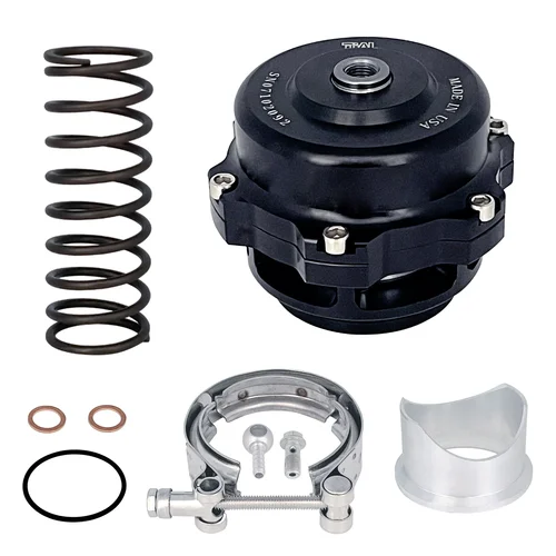 RESO 범용 V 밴드 블로우 오프 밸브 BOV Q 타자, 50mm, 알루미늄 플랜지 용접 포함, 35 PSI, 로고 포함, 고품질 2