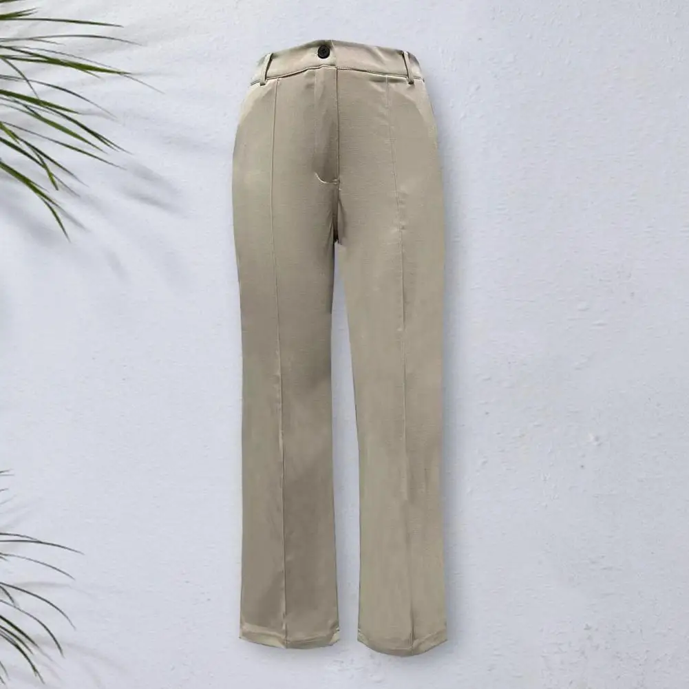 

Women Suit Pants Spring Autumn Women Suit Pants Versatile Office Lady Trousers Stylish Mid-rise Wide Leg for Women for Workwear