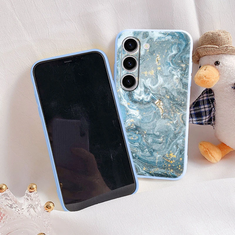 Marble Stone Texture Protective Silicone Phone Case