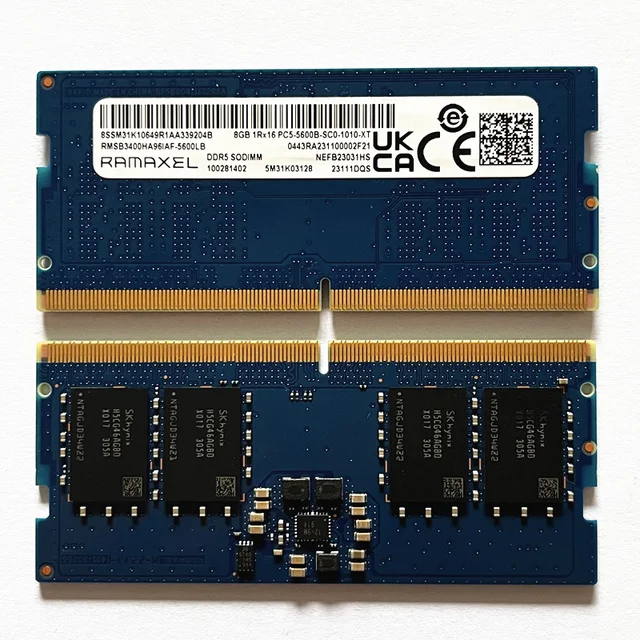 12GB SODIMM Memory RAMAXEL 12GB DDR5 Laptop Memory - 4800MHz