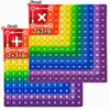 1-12 Multiplication Addition Fidget Pop Toys, Quick Push Game Math Learning Times Educational Toys for Kids Students Classroom 1