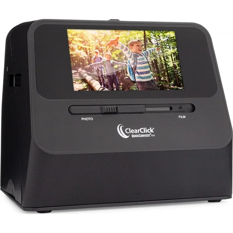 

ClearClick QuickConvert 2.0 Photo, Slide, and Negative Scanner - Scan 4x6 Photos & 35mm, 110, 126 Film - No Computer Require