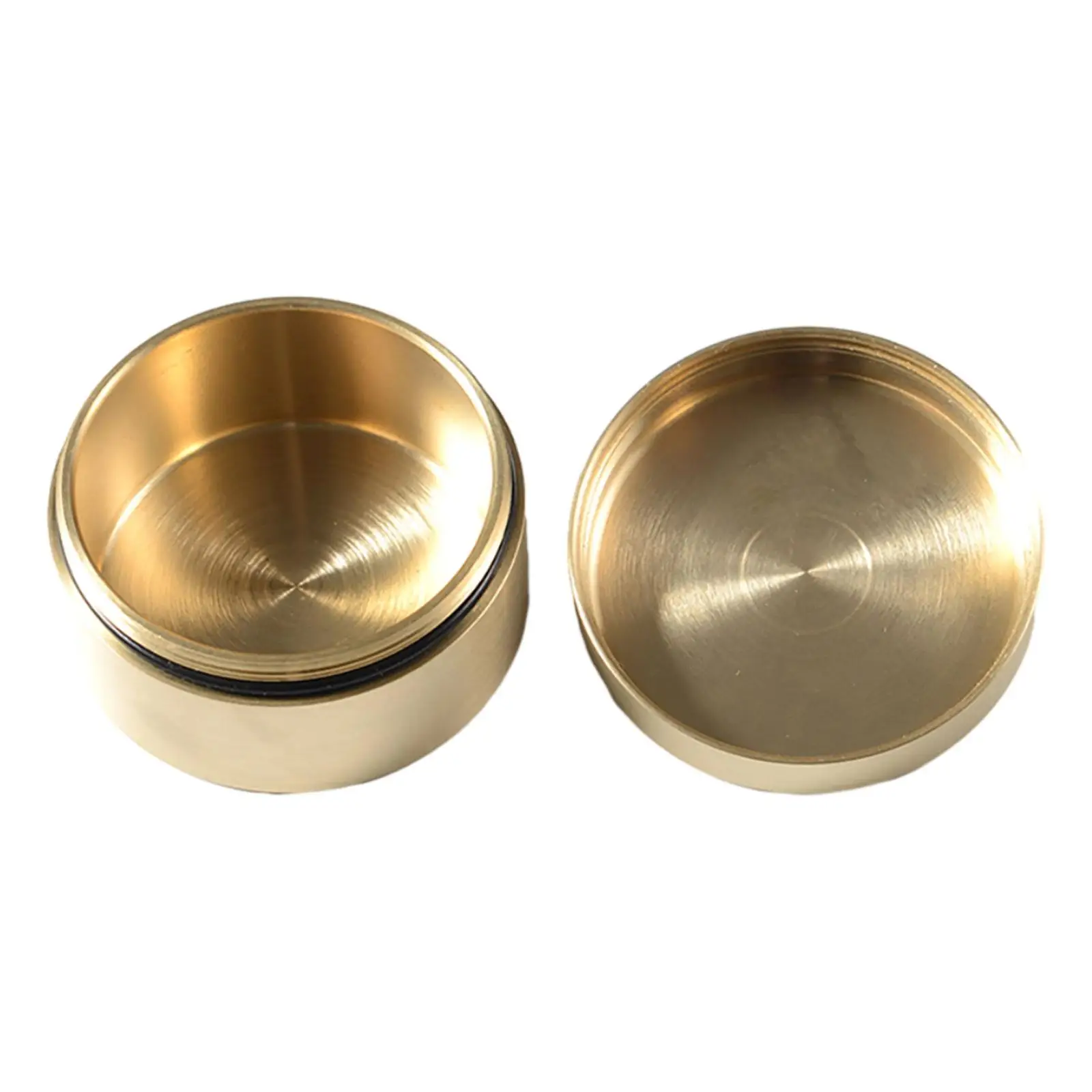 

Storage Box Brass Pill Case ,Pill Coin Pocket Pill Container, Sealed Container for Camping, Working,Outdoor