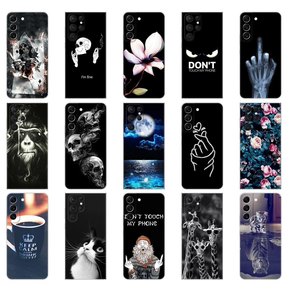 For Samsung Galaxy S22 | S22+ | S22 Ultra 5G Case Back Phone Cover For Samsung S22 Plus Galaxys22 S 22 Silicon Tpu Bumper Funda