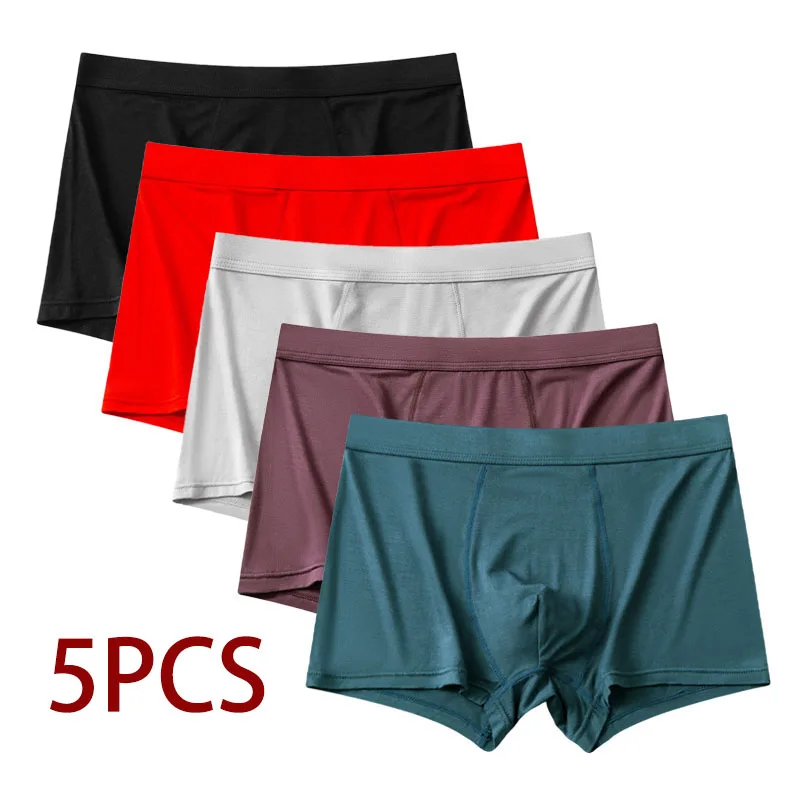 5Pcs/lot Boxer for Men BoxerShorts Homme Underwer Panties Men Panties Male Underwer Boxer Underpants Modal Comfort Breathe Soft