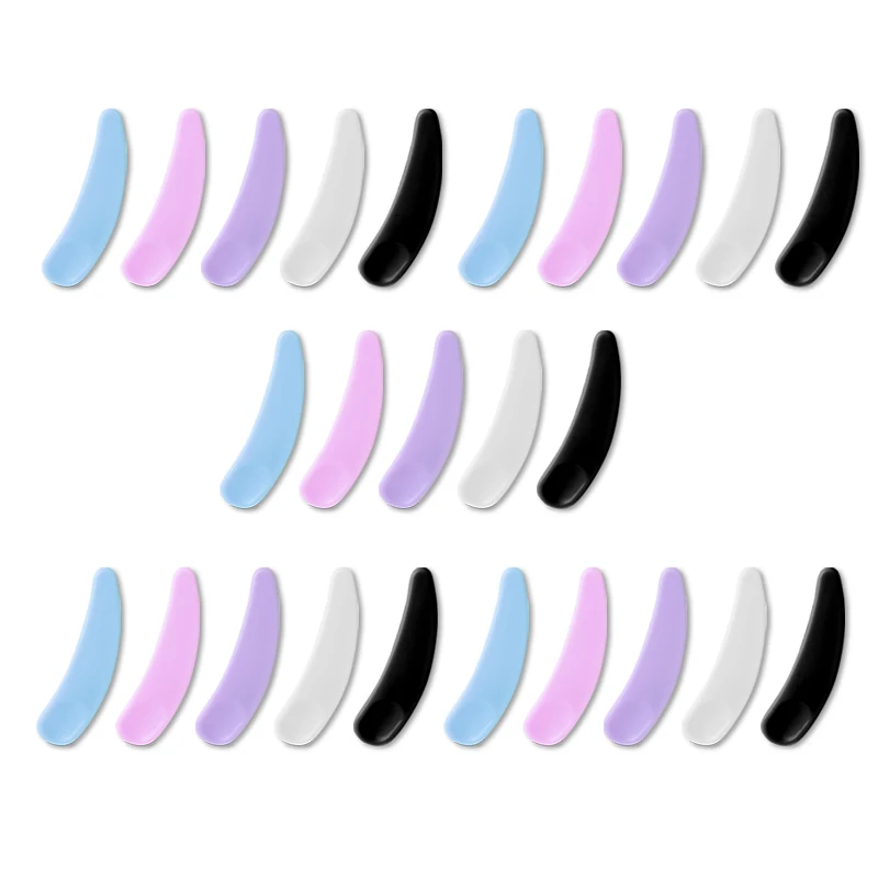 Crescent Spoon Face Cream Spoon Mini Cosmetic Scraper 25pcs