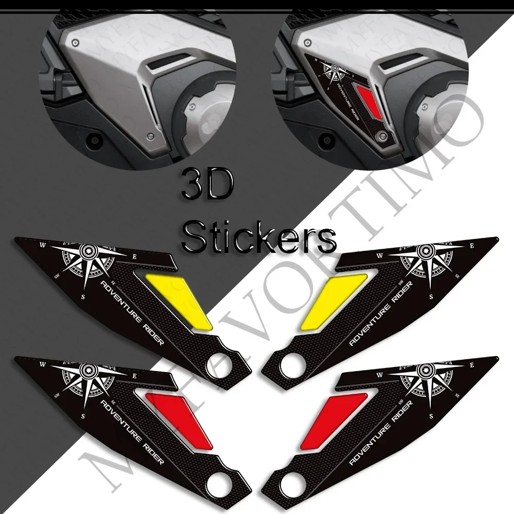 For Honda X-ADV XADV X ADV 750 2021 2022 2023 2024 Protective Tank Pad Wheel Stickers Decals Body Fender Shell Fairing