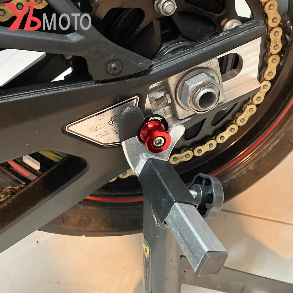 Motorcycle Stand Screw Swingarm Spool Sliders