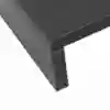 Wooden Monitor Stand LED LCD Computer Monitor Riser Desktop Organizer Display Shelf Black 2