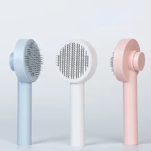 Cat Hair Removal Brush for Shedding Grooming Pet Dog Self Cleaning Slicker Brush Hair Brush for Cats Puppy Kitten Massage Comb