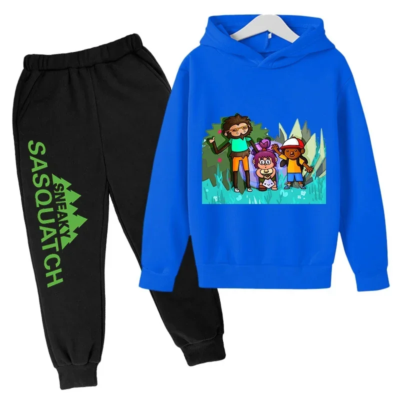 thumbnail image 1 of 2024 Nueva ropa para niños, conjunto de sudadera con capucha y pantalón, zapatillas deportivas, ropa deportiva para niños y niñas, otoño y primavera, 2 piezas, ropa para niñas pequeñas, 1 of 5