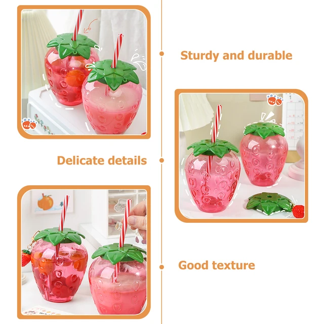 Kids' Sippy and Water Bottle Set - Strawberries