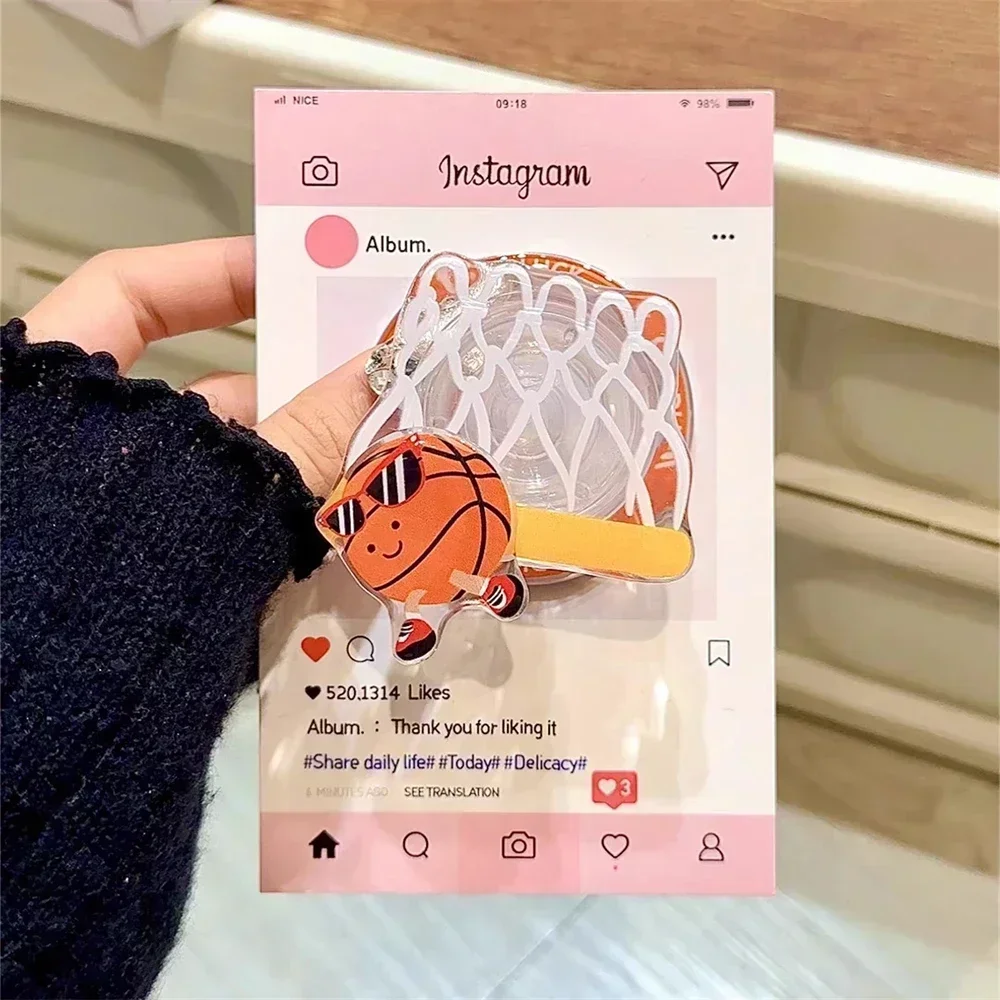 Korean Cute Cartoon Magnetic Grip and Stand