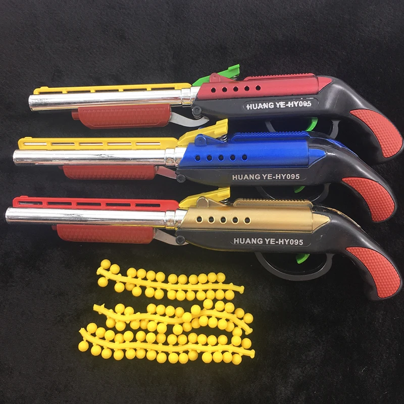 Toy Guns Air Soft Bb Pistol Gun Revolver Manual Firing Sniper Gun Plastic Kids Soft Bullet Gun Outdoor Shooting Fake Gun Toy A78 2