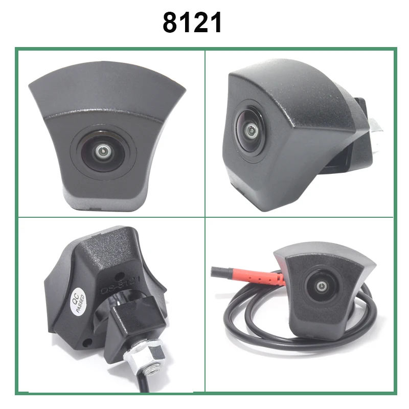 170 ° 도형 CCD AHD 1080P 아우디 엠블럼 로고 자동차 전방 카메라 (아우디 A1 A3 A4 A5 A6 A7 S1 S3 S6 Q3 Q5 Q7 용)
