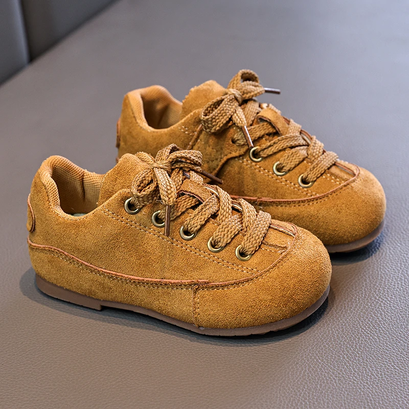 Retro Patchwork Kids Sneakers for School and Tennis