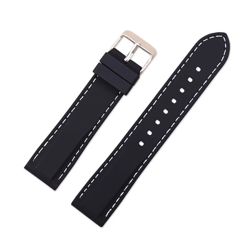 Durable Waterproof Silicone Sport Watch Band Strap - Universal Fit