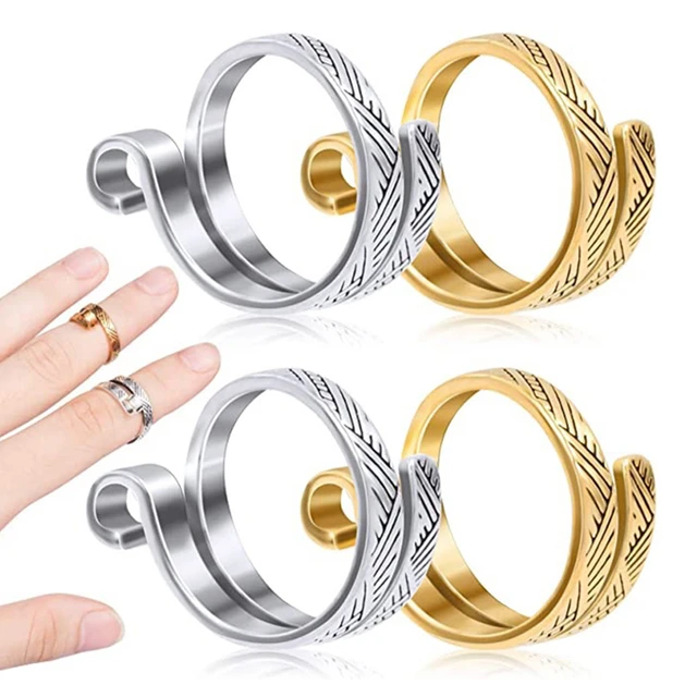 Thimble Yarn Guides Adjustable Open Knitting Crochet Loop Shape Ring Finger  Wear Fingering Tools Knitted Accessories DIY Multi - AliExpress