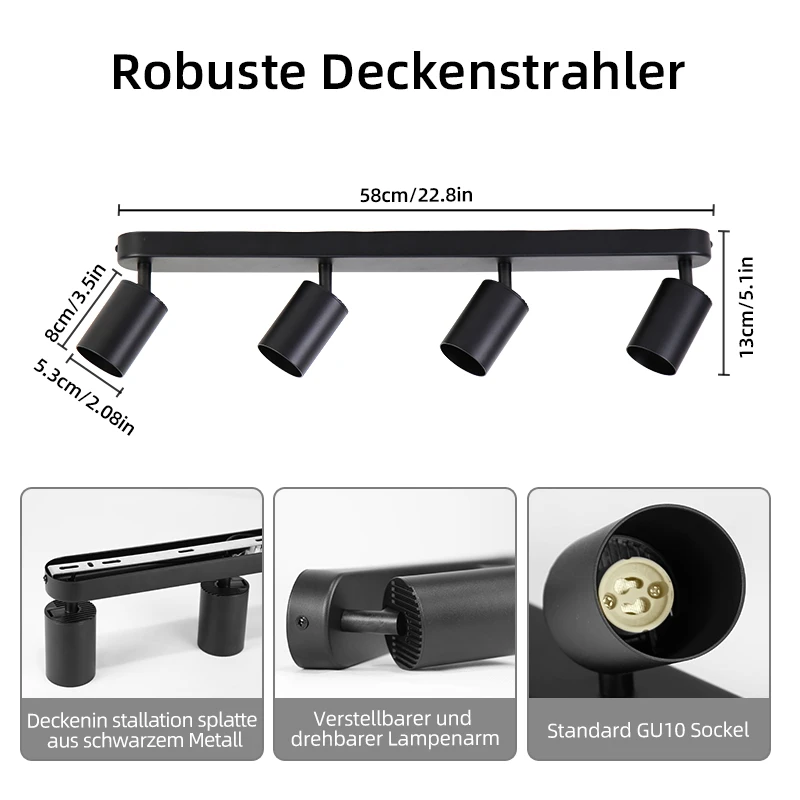 GU10 LED Spotlight Ceiling Light 2