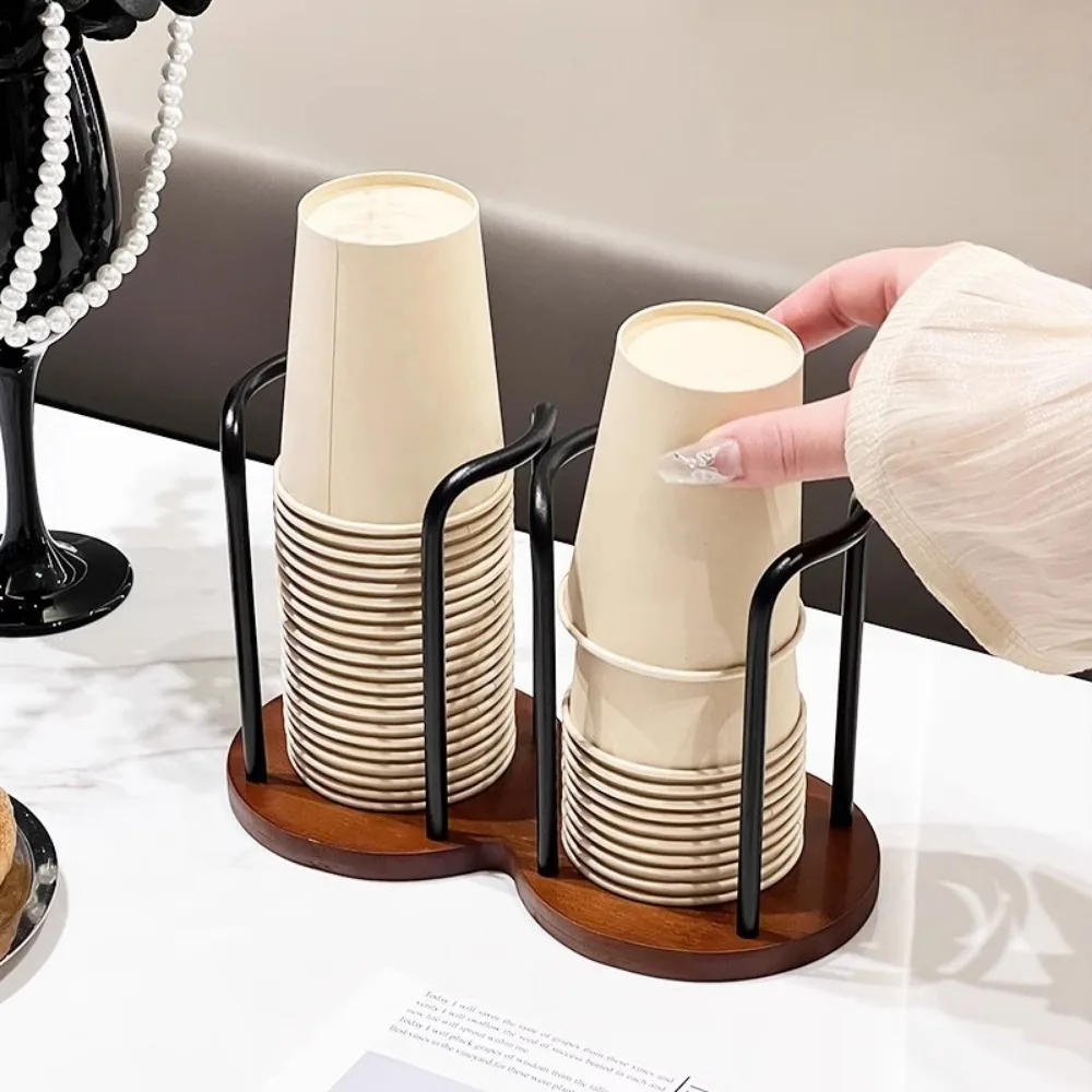 Multi-functional Light Luxury Paper Cup Holder-Home Tea Cup Storage Shelf,disposable Picker,enhance and Beauty of The Home
