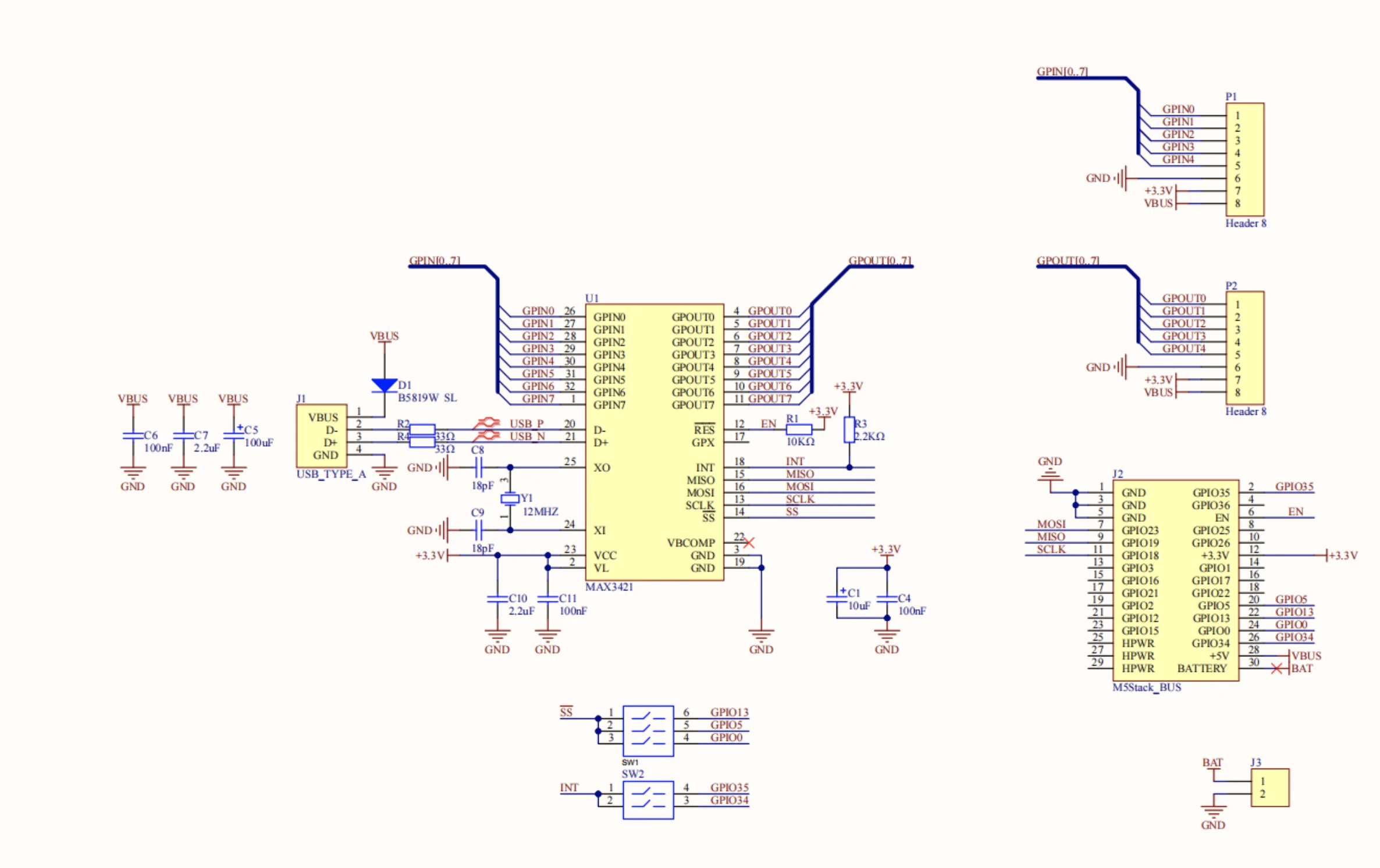 Official USB Module with MAX3421E v1.2