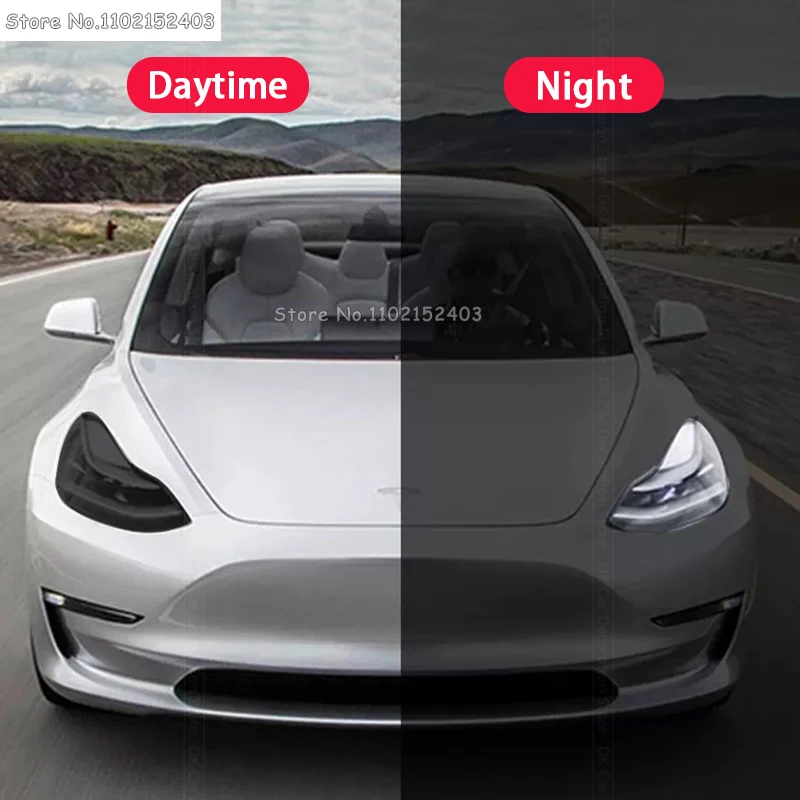 

2 шт., защитная пленка для передних фар Tesla Model 3 X Y S