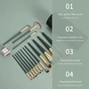 14Pcs Mini Makeup Brush Professional Powder Eyebrow Eye Shadow Makeup Brush Set Portable Makeup Brush With Storage Bag 2