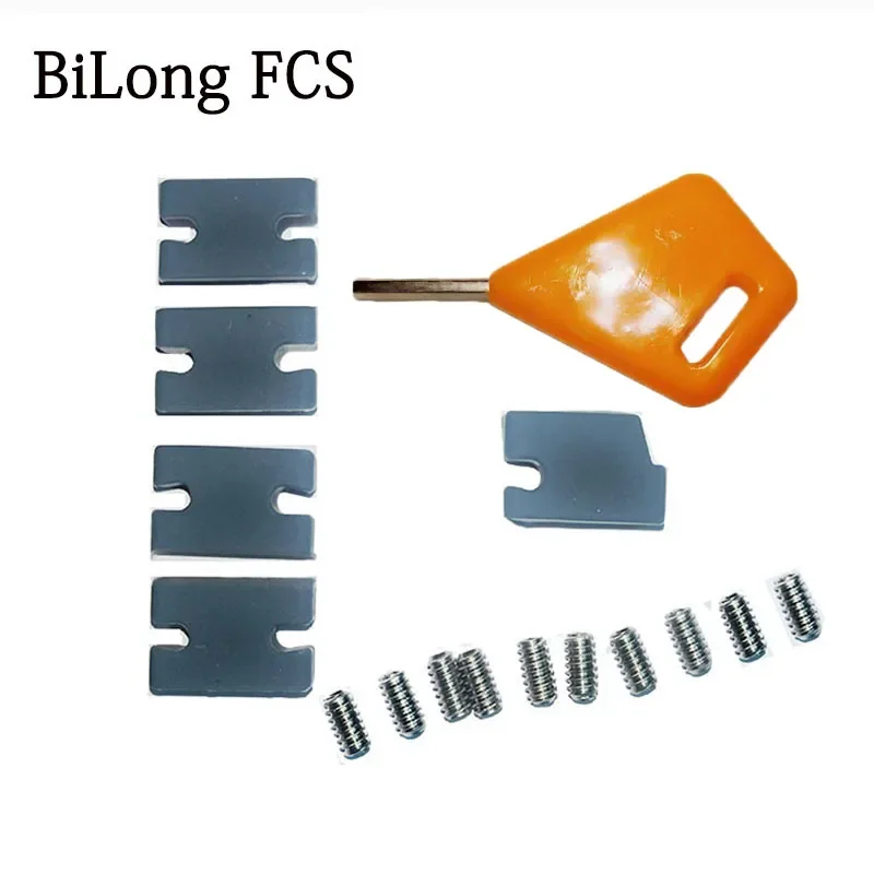BiLong FCS II Compatibility Kit Tab Infill Kit Tab BiLong FCS II Fin Box Fin Key Grub Surfboard Screws Accesorios Surf