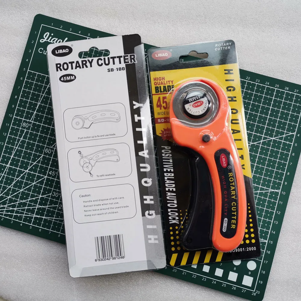 Rotary Cutter 5 Blades Cutting Fabric for Sewing Quilting Fabric Cutting  Craft Tool Cloth Cutting Knife Fabric Rotary Cutter Tailor Tool DIY Cutting  Tool Set