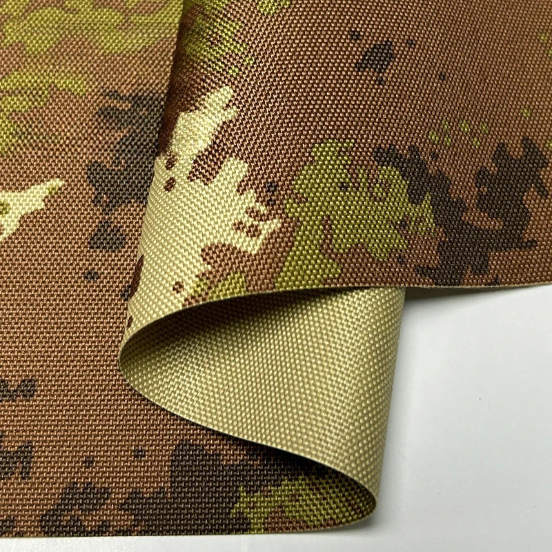 

600D Polyester Cloth Italian Camouflage Waterproof Wear-Resistant Luggage Tactical Vest Canvas Oxford Fabric Military Quality