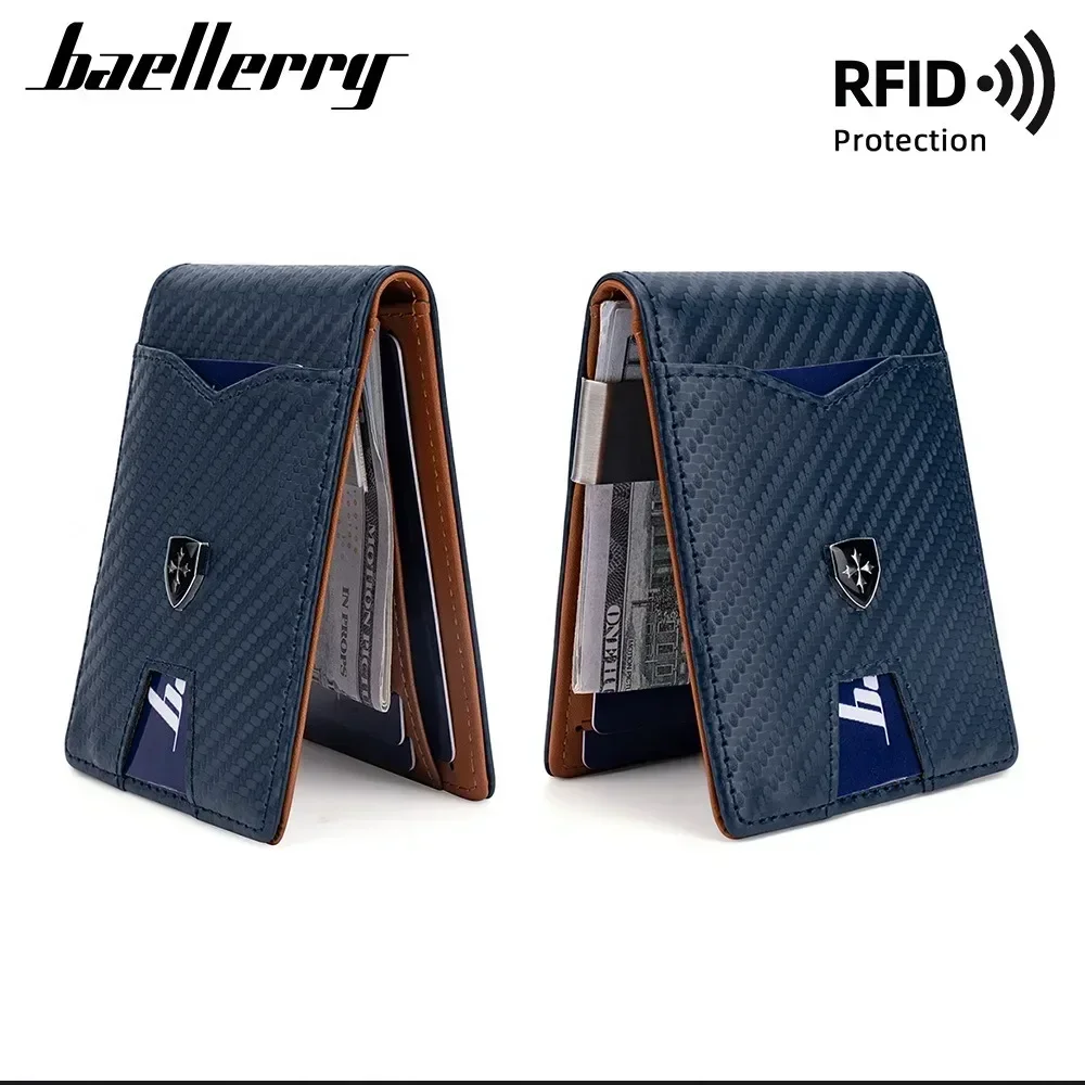 Men's Card Holder RFID Anti-theft Leather Wallet