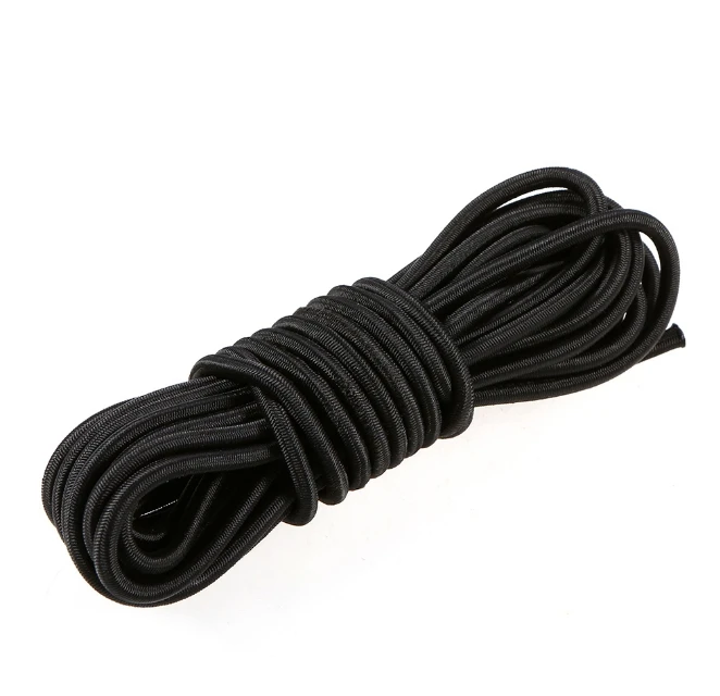 Elastisches 5 m/(4 mm5 mm) geflochtenes Nylonseil, starke elastische Bungee-Stoßschnur für Boot, Camping, Anhängergurt, Schnürsenkel, Basteln – Detail 7