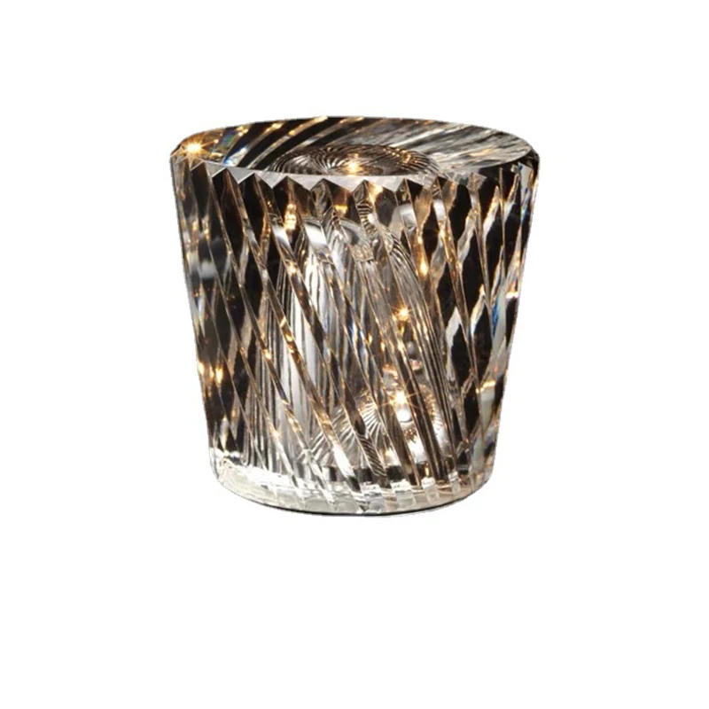 Crystal lamp  diamond LED rechargeable restaurant bar table lamp bedroom bedside decoration atmosphere light 6