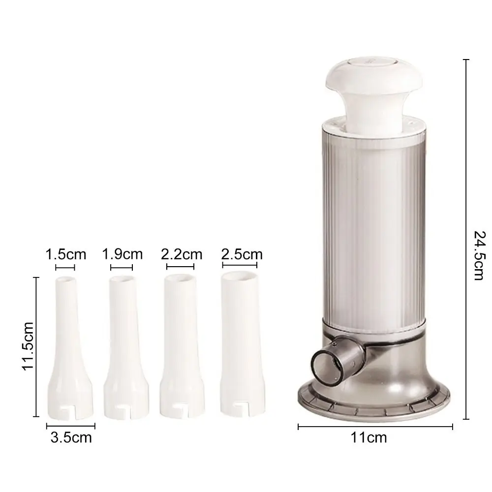 Handmade Manual Sausage Meat Stuffer Labor Saving Manual Horizontal Sausage Maker Large Capacity Meat Stuffer Kitchen