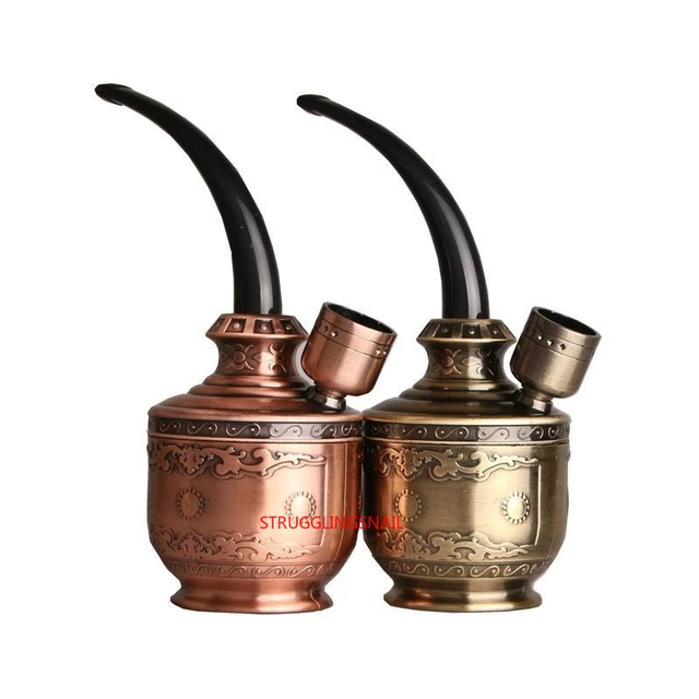 Popular Bottle Water Pipe Portable Mini Hookah Shisha Tobacco Smoking Pipes  Gift of Health Metal Tube Filter Filtration - Price history & Review, AliExpress Seller - Shop2856019 Store