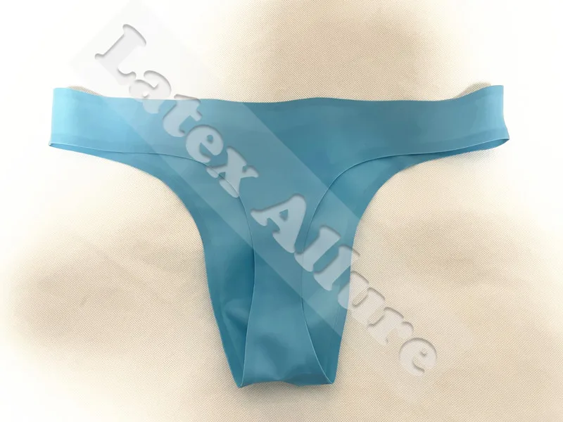 Male Underwear Handmade Latex Underwear Sexy Men Latex Rubber T-back Thong G-string Customize Underwear
