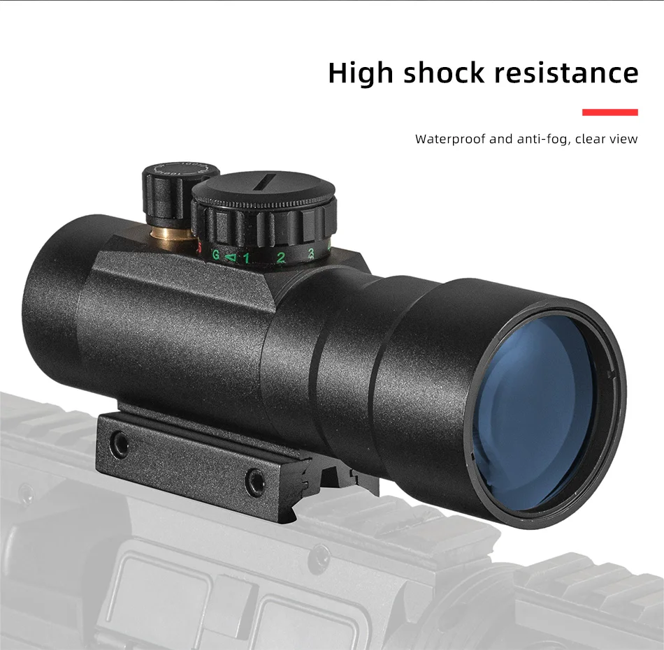 Description Picture 3 of itemDIANA 3X44 Green Red Dot Sight Scope 2X40 Red Dot 3X42 Tactical Optics Riflescope Fit 11/20mm Rail 1X40 Rifle Sight for Hunting