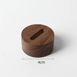 Walnut Wooden Jewelry Organizer & Display Stand (Round Ring display)