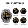 NORTH EDGE Smart Watch Men Heart Rate Monitor Waterproof 50M Swimming Running Sports Pedometer Stopwatch Smartwatch Android IOS 6