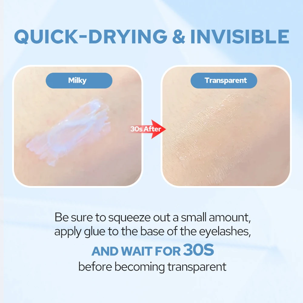 7g Professional Quick Dry Eyelash Glue False Eyelash Extension Long Lasting Waterproof Beauty Adhesive Makeup Tools 4