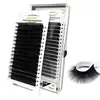 Abonnie – Extensions de cils classiques, individuelles, duveteuses, noir foncé, 7mm, toutes tailles, faux cils