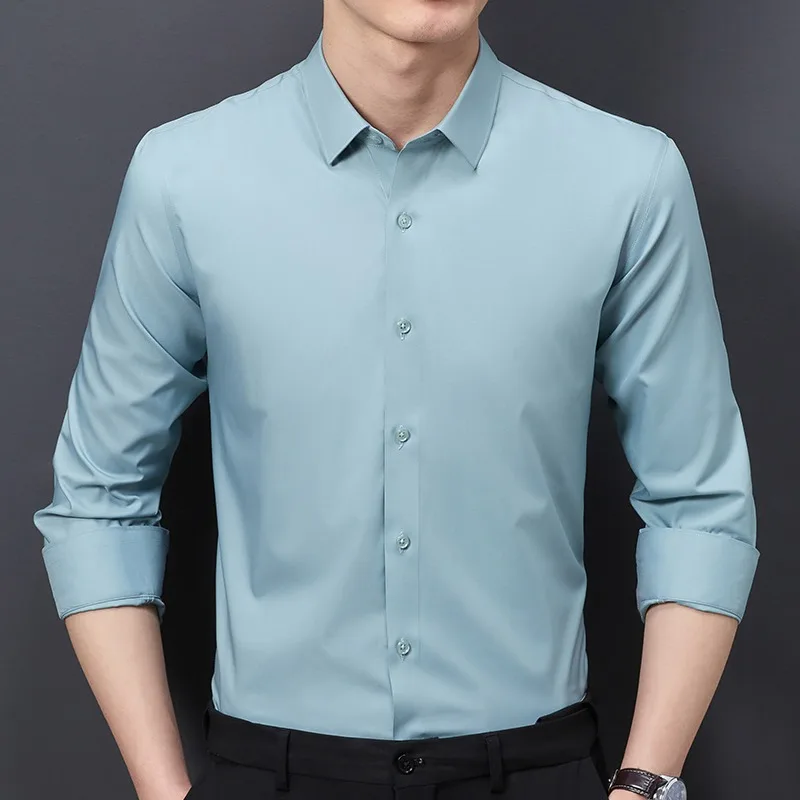 

Classic Casual Slim Fit Triple Defense Men's Long Sleeve Shirt A Gentleman's Must Have