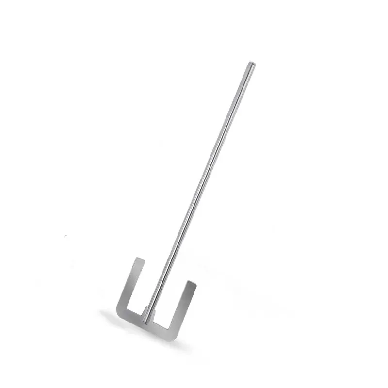 1pc lab stainless steel E-type blade paddle with leaf-width 40mm to 120mm, stirrer impeller paddle with rod