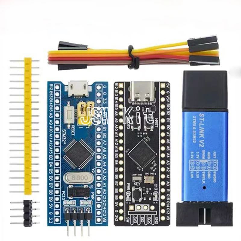 Muslimmuslimb Arm Stm32 Scheda Di Sviluppo Del Sistema Minimo Stm32F401 Stm32F411 + St-Link V2 Download Programmatore