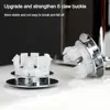 Sink Overflow Covers Trim Ring Cap Kitchen Bathroom Sink Bathtub Round Double Layer Replacement Hole Cover For 22mm-24mm Hole 4