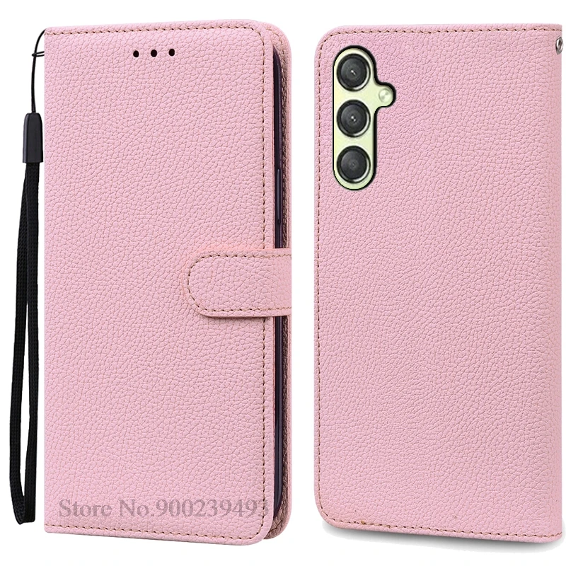 Soft Silicone Leather Flip Wallet Phone Case in Classic Book Style