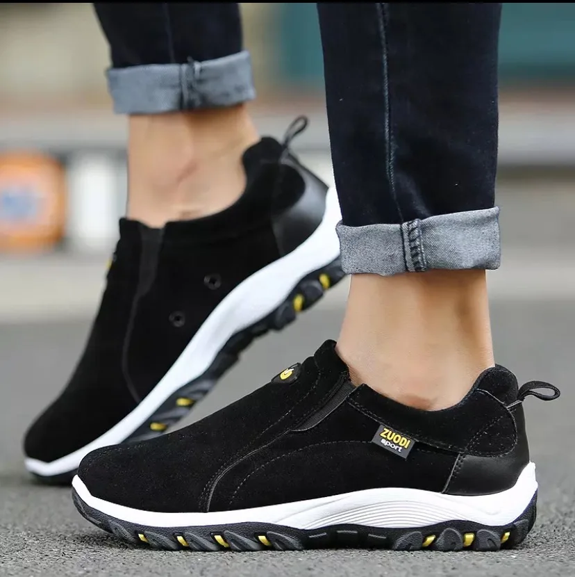 Men Casual Shoes Breathable Outdoor Sneakers Lightweight Walking Autumn Spring Loafers Slip On Dad Size 39-48 |