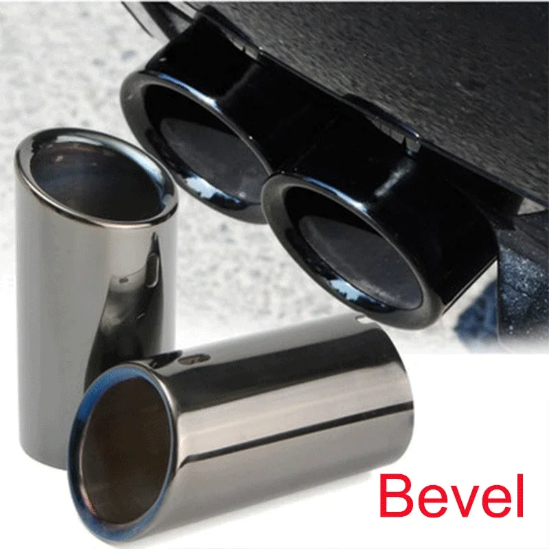 2Pcs 70mm Auto Auspuff Spitze Abdeckung Für BMW F30 2013-2018 E92 E90 3 Serie GT 325i 328i Edelstahl Zubehör – Detail 7