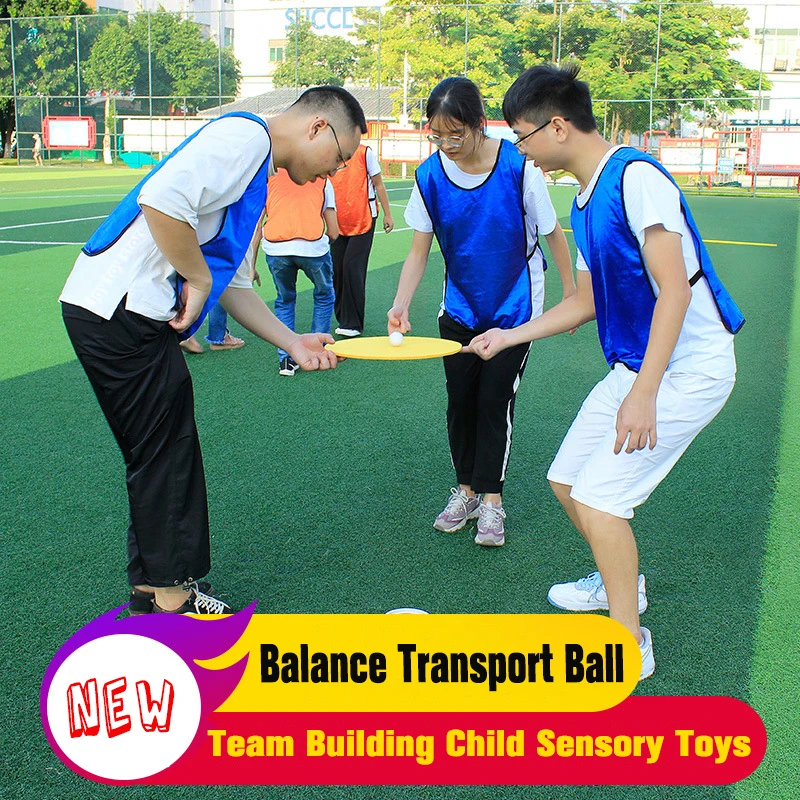 

Balance Transport Ball Relay Race Outdoor Games Kids Adults Team Building Child Sensory Toys Family Fun Party Supplies Props